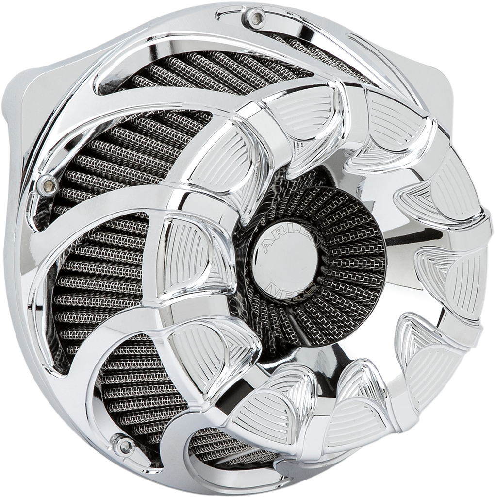 Arlen Ness Inverted Series Chrome Air Cleaner Kit - Part 18-984