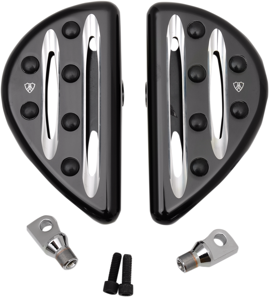 Arlen Ness Deep Cut Floorboards for Passenger with See-Through Design - Part 06-834