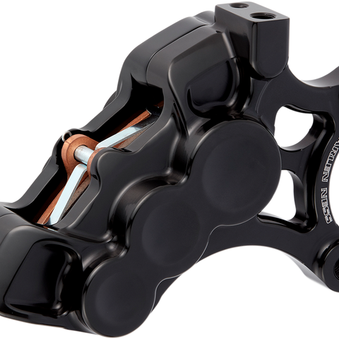 ARLEN NESS 02-213 6-Piston Front Right Brake Caliper, Black