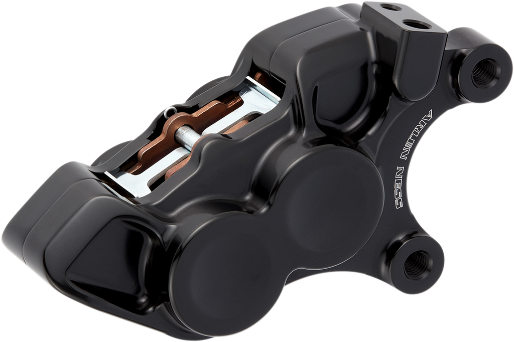 ARLEN NESS 4-Piston Front Right Brake Caliper for 11.8-Inch Rotors - Black (Part #02-223)