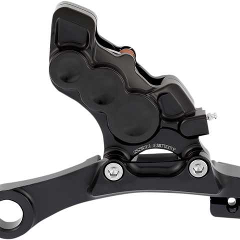 Arlen Ness 6-Piston Rear Brake Caliper - Black - 11.8 Inch, Part Number 02-303