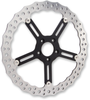 Arlen Ness Jagged 15-Inch Floating Brake Rotor with Caliper Adapter for Harley Davidson