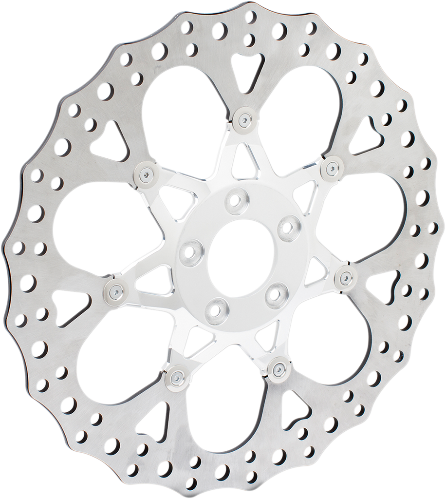 Arlen Ness Procross 14-Inch Front Brake Rotor - Chrome - Part Number 33-10102-203