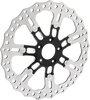 Arlen Ness 14-Inch Black Front Rotor for 7 Valve Models - Part #33-10301-203