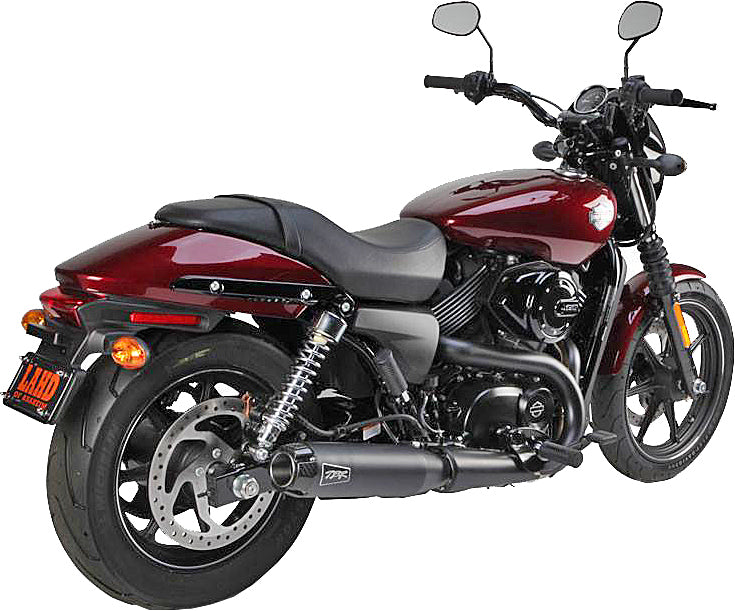 TBR Comp S Slip On Street 750 Black for Harley Davidson XG Models