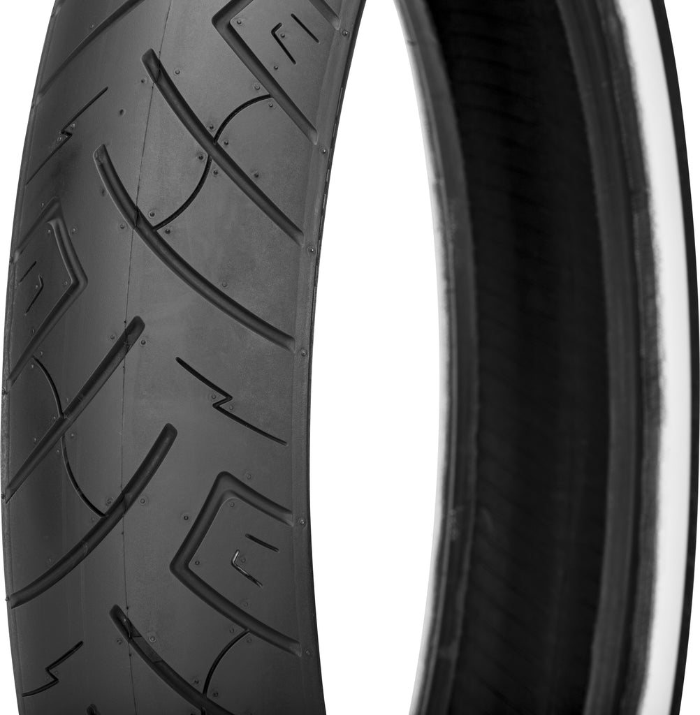 Shinko Tire 87-4582 Cruiser HD Front 130/60-23 Tire with White Sidewalls