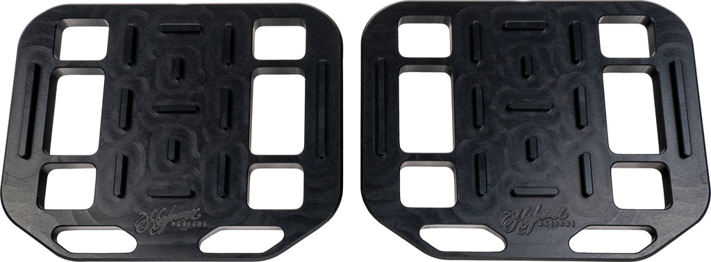 Mini Floorboards Black Std Peg Mount - Team Dream Rides