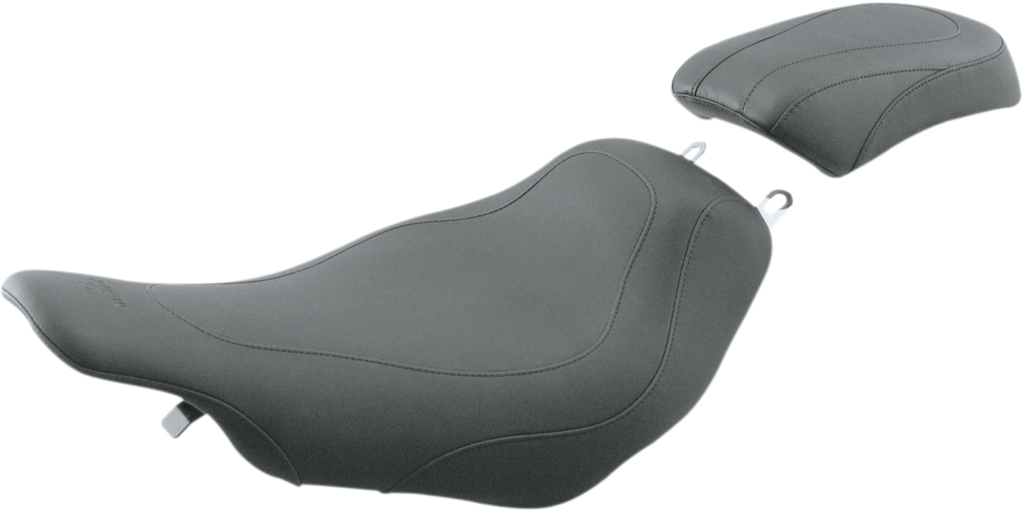 MUSTANG Seat - Tripper* Solo - without Backrest - Stitched - Black - FLT 76457 - Team Dream Rides
