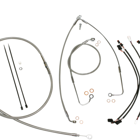 MAGNUM SHIELDING XR Handlebar Installation Kit - Stainless Steel/Chrome 589782 - Team Dream Rides