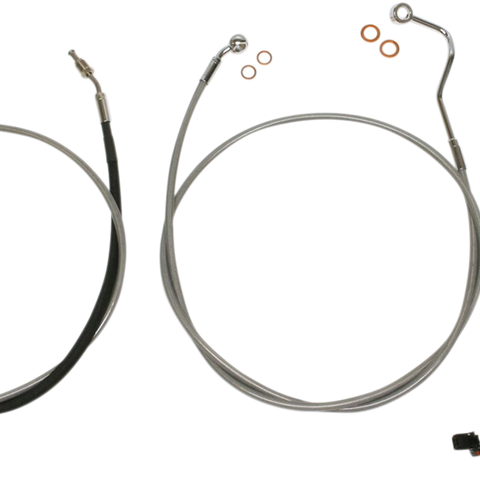 MAGNUM SHIELDING XR Handlebar Installation Kit - Stainless Steel/Chrome 589851 - Team Dream Rides