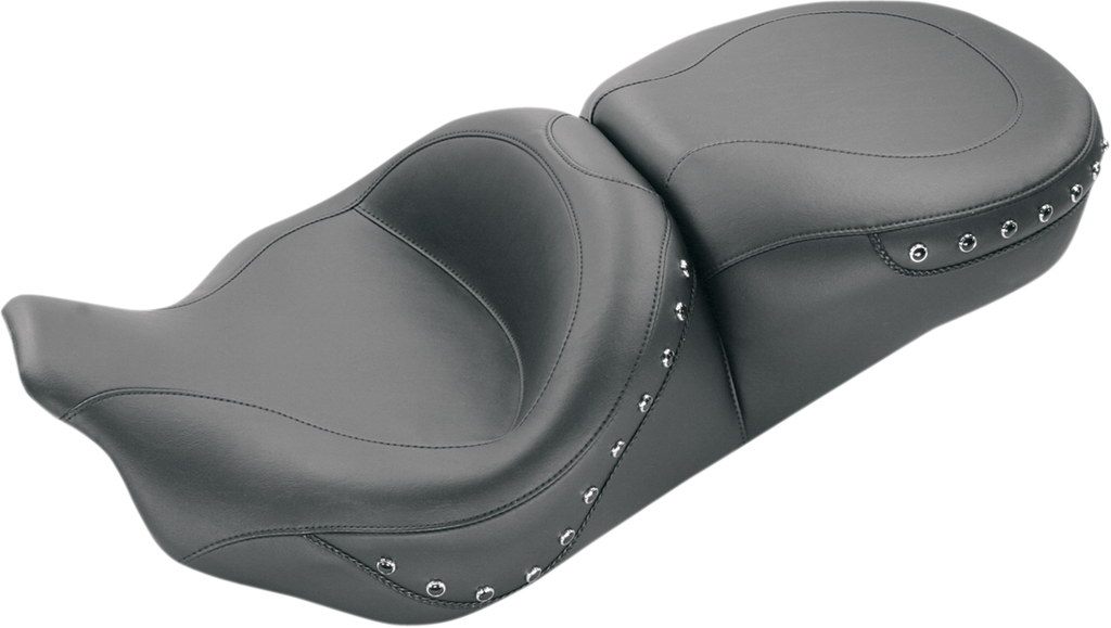 MUSTANG Touring Seat - Black Studs - '08-'21 FLT 76039 - Team Dream Rides