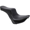 LE PERA Cherokee Seat - Pleated Black for FX/FL 2018-2024 | Part Number LY-020PT - Team Dream Rides