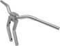 LA CHOPPERS Handlebar - Kage Fighter - Pullback - 13" - Chrome LA-7336-10 - Team Dream Rides