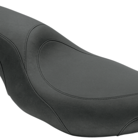 MUSTANG Seat - Tripper* Fastback - Stitched - Black 76588 - Team Dream Rides
