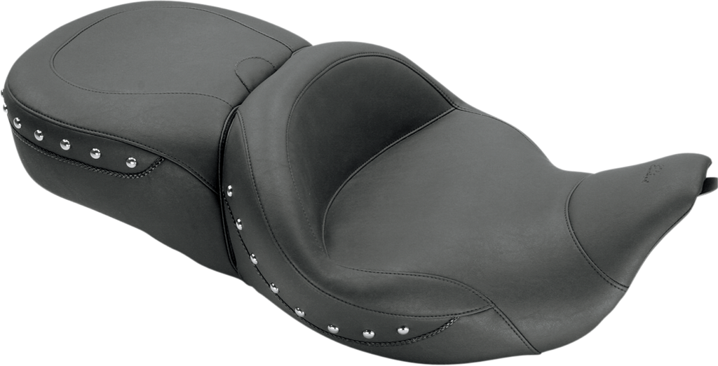 MUSTANG Super Touring Seat - Chrome Studded 79546 - Team Dream Rides