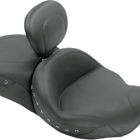 MUSTANG Super Touring Seat - Black Studded - Driver's Backrest 79586 - Team Dream Rides