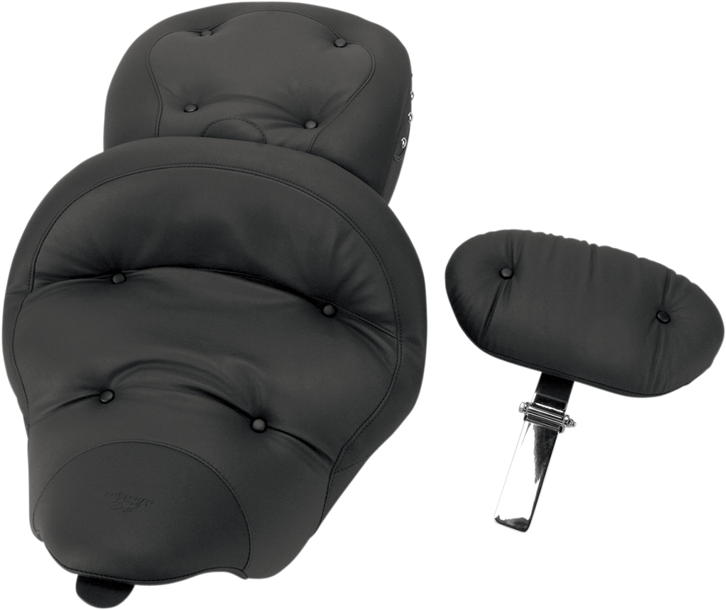 MUSTANG Super Touring Seat - Regal - Driver Backrest - Studded - FL '08-'21 79608 - Team Dream Rides