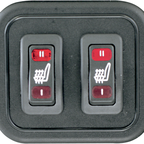 MUSTANG Heated Touring Seat - Plain 79646 - Team Dream Rides