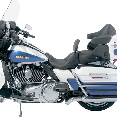 MUSTANG Lowdown Seat with Driver Backrest - Plain 79703 - Team Dream Rides