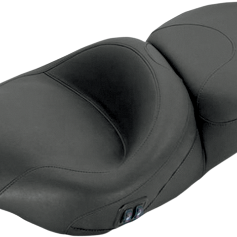 MUSTANG Heated Touring Seat - Plain - FL '97-'07 76653 - Team Dream Rides