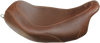 MUSTANG Seat - Wide Tripper* Solo - without Backrest - Smooth - Brown 76720 - Team Dream Rides