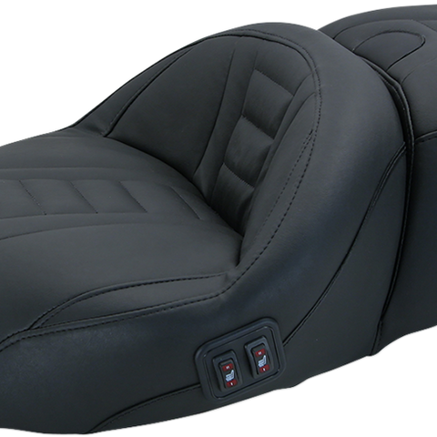 MUSTANG Heated Deluxe Touring Seat 79007 - Team Dream Rides
