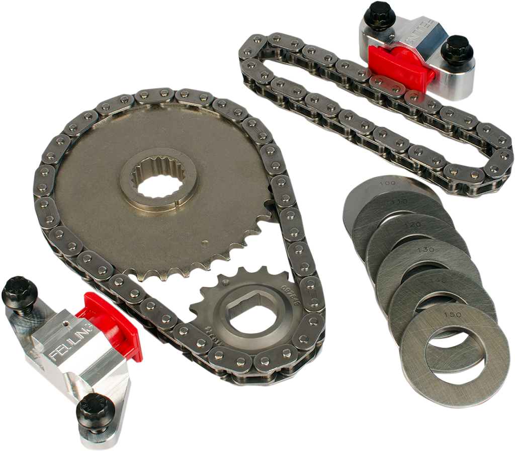 Feuling Parts 8080 Hydraulic Cam Chain Tensioner Kit for Conversion-Style Camshafts, Twin Cam 1999-2017 and Dyna 2006