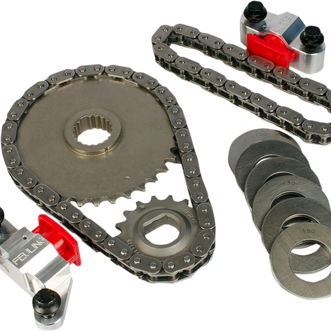 Feuling Parts 8080 Hydraulic Cam Chain Tensioner Kit for Conversion-Style Camshafts, Twin Cam 1999-2017 and Dyna 2006