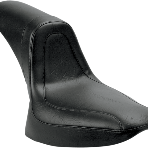 MUSTANG Seat - Fastback* - Stitched - Black - Softail '84-'99 75444 - Team Dream Rides