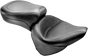 MUSTANG Vintage Style Seat - Wide - Smooth - Black - Softail 75735 - Team Dream Rides