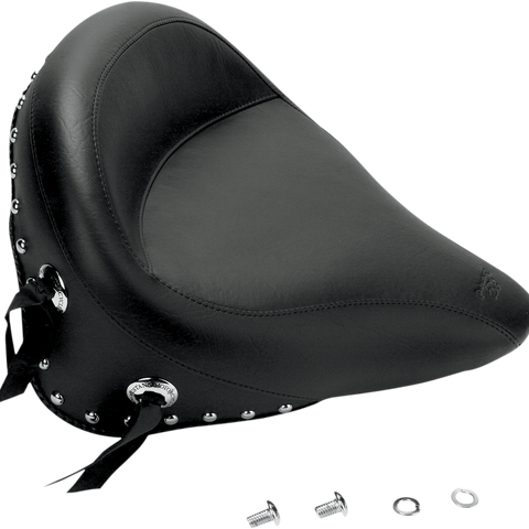 MUSTANG Wide Studded Solo Seat - FXST '00-'05 75094 - Team Dream Rides