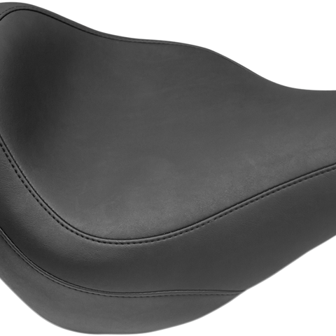 MUSTANG Seat - Wide Tripper* Solo - without Backrest - Smooth - Black 75882 - Team Dream Rides