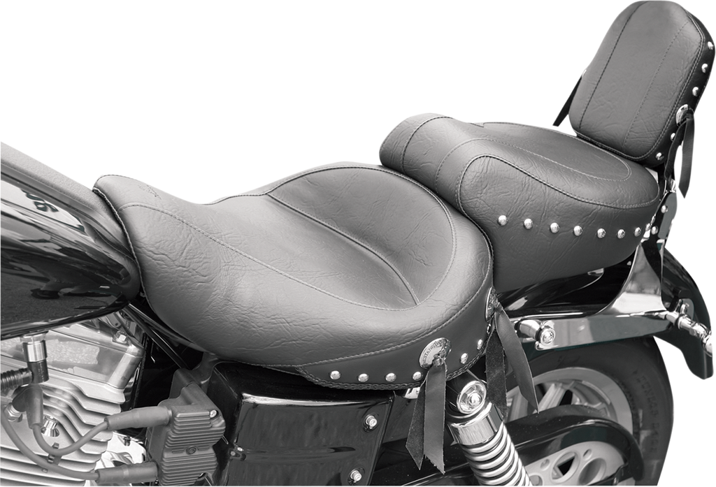 MUSTANG Wide Studded Seat - Dyna '04-'05 75109 - Team Dream Rides