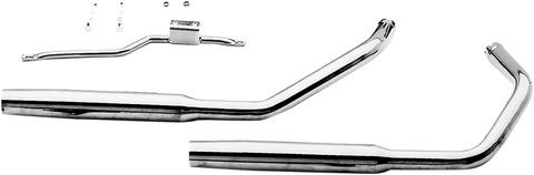 PAUGHCO Staggered Dual Exhaust System - Tapered - 38