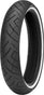 Shinko Tire 87-4565 Cruiser Front 90/90-21 Bias Two-Wheel Tire with White Sidewalls