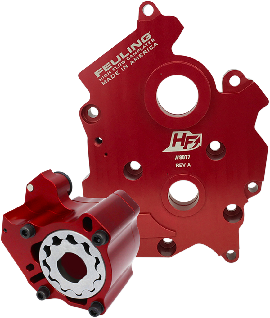 FEULING PARTS 7199 Race Series Oil Pump and High-Flow Camplate for 2017-2026 M8 Center- and Water-Cooled Motors