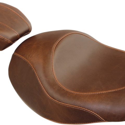 MUSTANG Wide Tripper Forward Solo Seat - Brown 76708 - Team Dream Rides