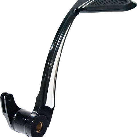 PERFORMANCE MACHINE (PM) Rear Brake Lever - FL '14-'21 - Black/Chrome 0032-1082-BM - Team Dream Rides