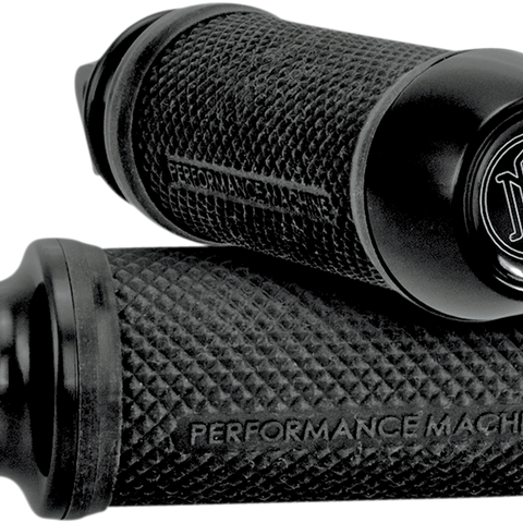 PERFORMANCE MACHINE (PM) Elite Footpegs - Black - Softail 0035-0094-B - Team Dream Rides