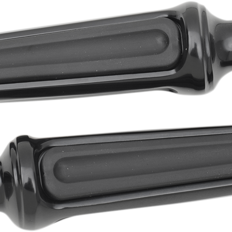 PERFORMANCE MACHINE (PM) Contour Footpeg - Black 0035-0065-B - Team Dream Rides