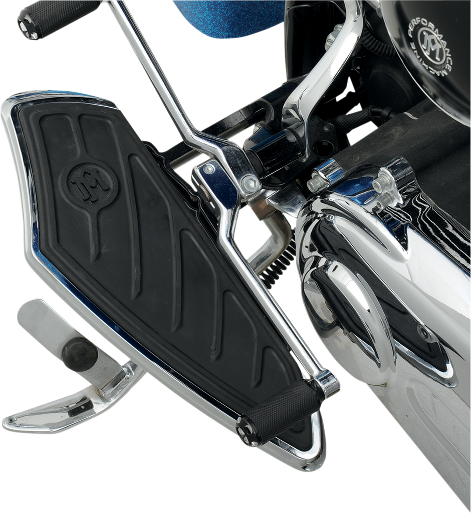 PERFORMANCE MACHINE (PM) Driver Floorboard - FL '84+ 0036-1000-CH - Team Dream Rides