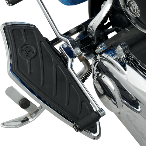 PERFORMANCE MACHINE (PM) Driver Floorboard - FL '84+ 0036-1000-CH - Team Dream Rides