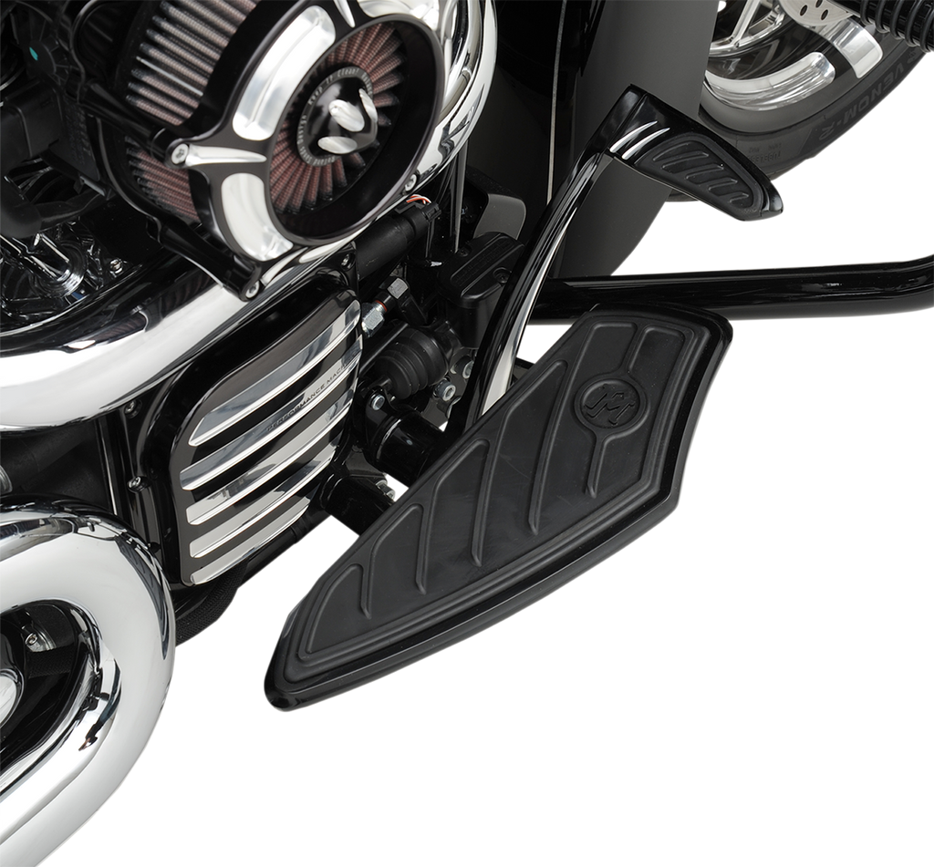 PERFORMANCE MACHINE (PM) Driver Floorboard - FL '84+ 0036-1000-B - Team Dream Rides