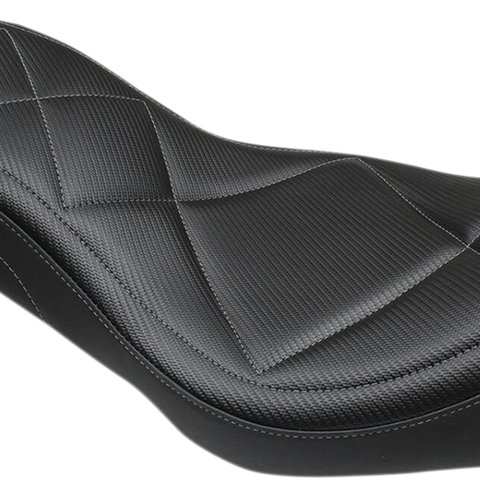 MUSTANG Super Tripper Seat - Carbon - Dyna 75229 - Team Dream Rides