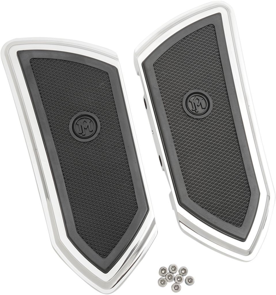 PERFORMANCE MACHINE (PM) FTZ Passenger Floorboard - Chrome 0036-1009-CH - Team Dream Rides