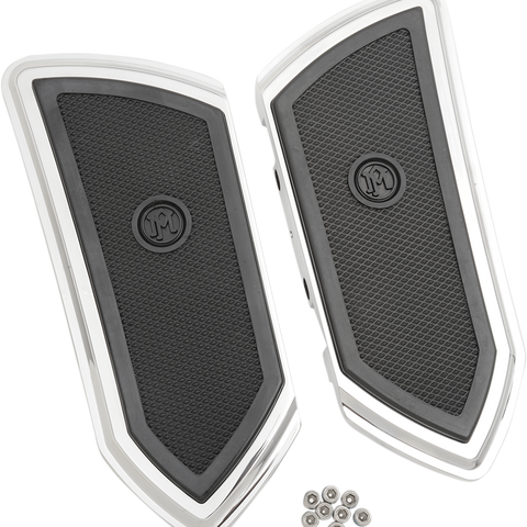 PERFORMANCE MACHINE (PM) FTZ Passenger Floorboard - Chrome 0036-1009-CH - Team Dream Rides
