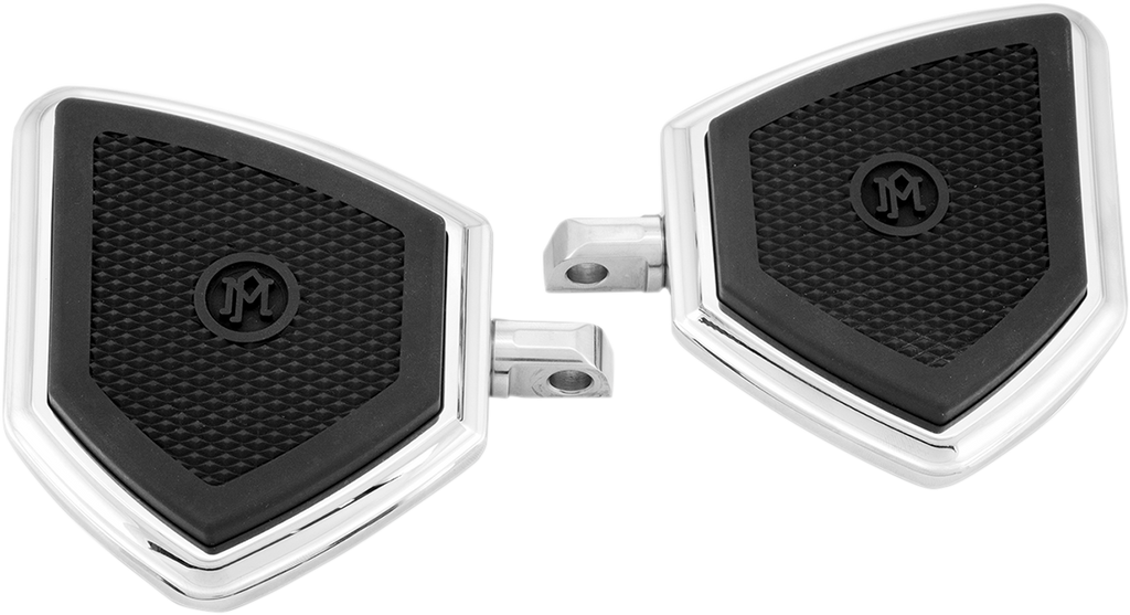 PERFORMANCE MACHINE (PM) Passenger Floorboards - FTZ - Chrome 0036-1017-CH - Team Dream Rides