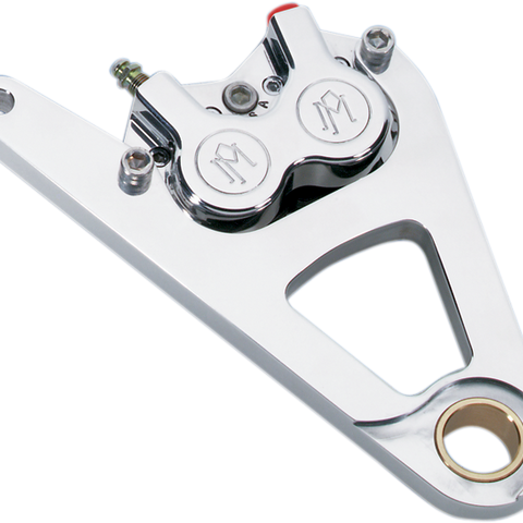 Performance Machine (PM) Single Disc Front Caliper with Chrome Finish – Springer 00-07, Part 1230-0017-CH