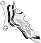 Performance Machine 6 Piston Chrome Caliper for 13-Inch Dual Disc Applications - Part #0051-2913-CH