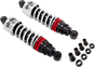 BURLY BRAND Slammer Plus Shocks - 10.5 Inch Chrome (Part B28-1204) for FLH Models